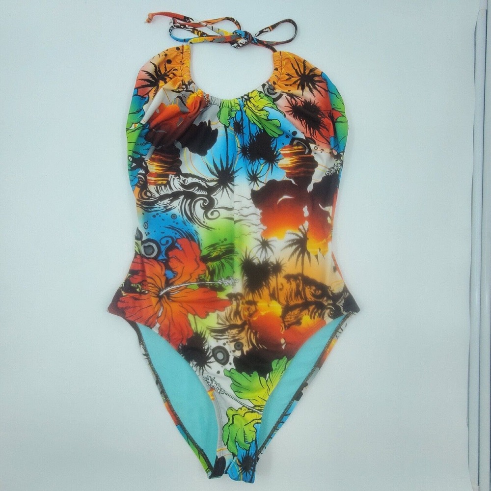 Speedo Womens Size 14 One Piece Swimsuit Floral Built-In Bra - Picture 12 of 13